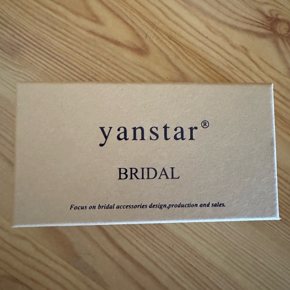 Rhinestone Bridal Belt Navy Gold Silver Clear - Picture 2 of 5